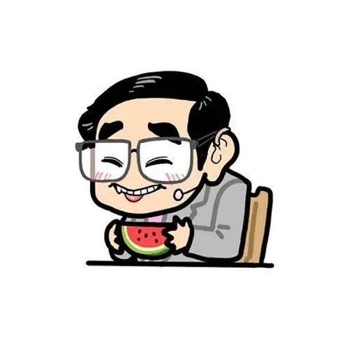 吃瓜表情包的图片大全可爱